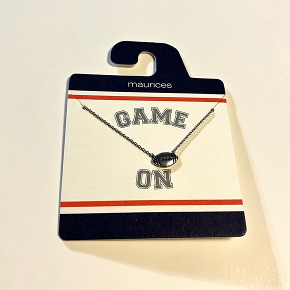 Maurices Game On Football Necklace - Picture 2 of 4